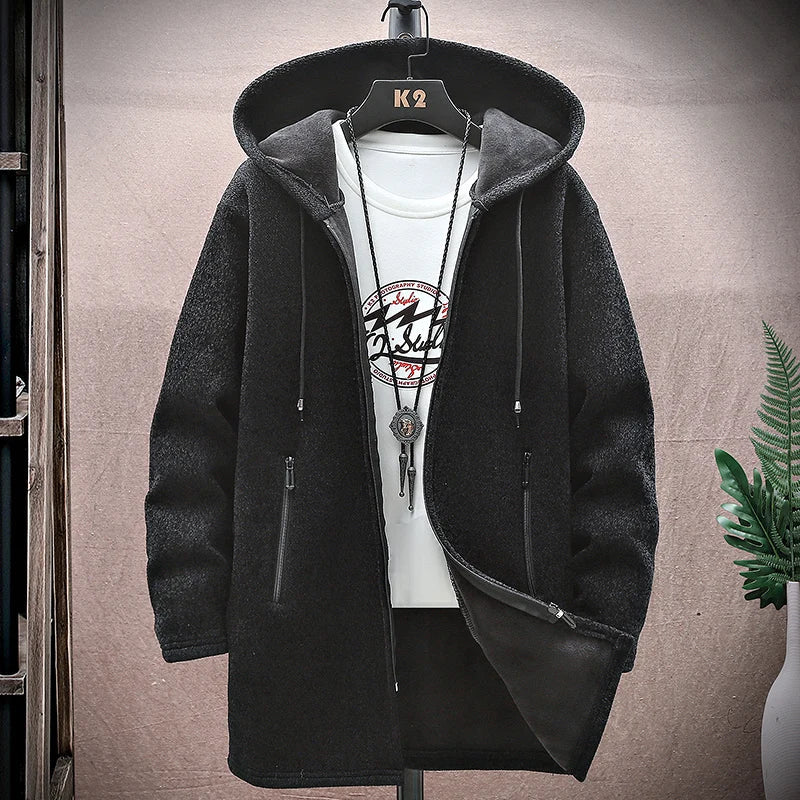 Hooded Fleece Jacket with YKK Zippers