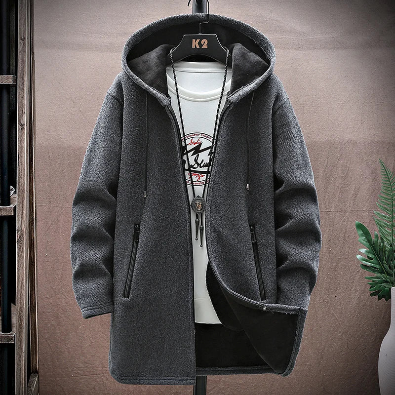 Hooded Fleece Jacket with YKK Zippers