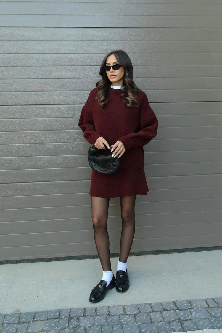 Eligvibe Cozy Knit Two-Piece Set