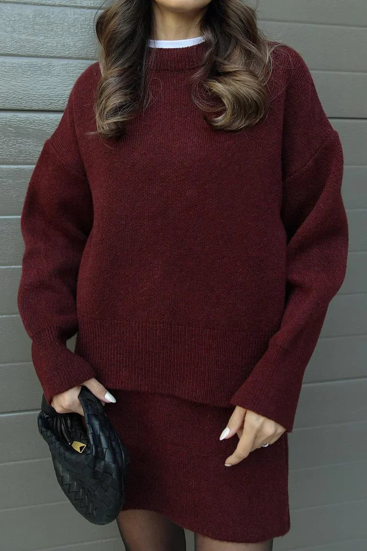 Eligvibe Cozy Knit Two-Piece Set