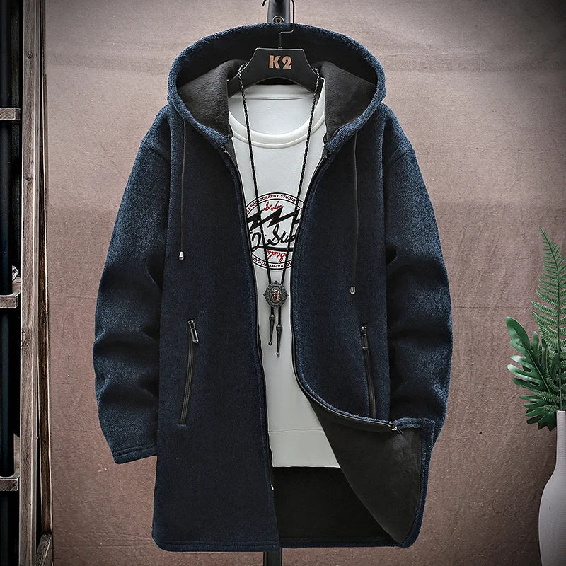 Hooded Fleece Jacket with YKK Zippers
